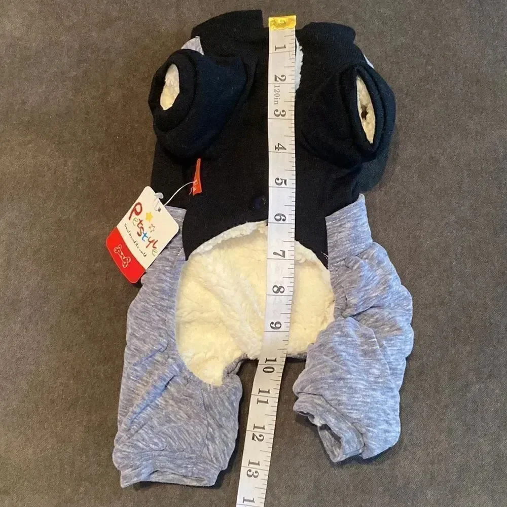 Dog Coat Suit Dress Bundle - Summer Dress & Winter Suit Size S NWT